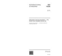 ISO 15836:2003, Information and documentation - The Dublin Core metadata element set