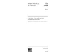 ISO 16048:2003, Passivation of corrosion-resistant stainless-steel fasteners