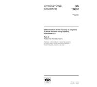 ISO 1628-2:1998, Plastics - Determination of the viscosity of polymers in dilute solution using capillary viscometers - Part 2: Poly(vinyl chloride) resins