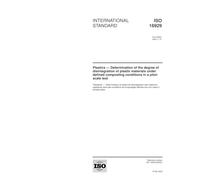 ISO 16929:2002, Plastics - Determination of the degree of disintegration of plastic materials under defined composting conditions in a pilot-scale test