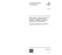 ISO 17287:2003, Road vehicles - Ergonomic aspects of transport information and control systems - Procedure for assessing suitability for use while driving