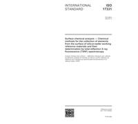 ISO 17331:2004, Surface chemical analysis - Chemical methods for the collection of elements from the surface of silicon-wafer working reference ... X-ray fluorescence (TXRF) spectroscopy