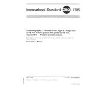 ISO 1785:1983, Cinematography -- Printed 8 mm, Type S, image area on 16 mm motion-picture film perforated 8 mm, Type S (1-4) -- Position and dimensions