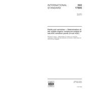 ISO 17895:2005, Paints and varnishes - Determination of the volatile organic compound content of low-VOC emulsion paints (in-can VOC)