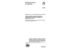 ISO 1798:1997, Flexible cellular polymeric materials - Determination of tensile strength and elongation at break