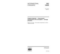 ISO 18928:2002, Imaging materials - Unprocessed photographic films and papers - Storage practices