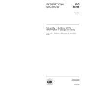 ISO 19258:2005, Soil quality - Guidance on the determination of background values