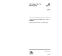 ISO 20345:2004, Personal protective equipment - Safety footwear