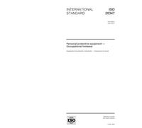 ISO 20347:2004, Personal protective equipment - Occupational footwear