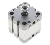 ISO 21287 Vérin Compact à Double Effet 50-20mm - Magnétique - Tige Filetée