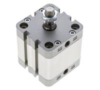 ISO 21287 Vérin Compact à Double Effet 50-25mm - Magnétique - Tige Filetée