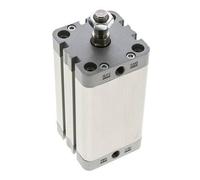 ISO 21287 Vérin Compact à Double Effet 50-80mm - Magnétique - Tige Filetée