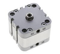 ISO 21287 Vérin Compact à Double Effet 63-10mm - Magnétique