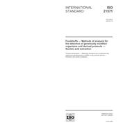 ISO 21571:2005, Foodstuffs - Methods of analysis for the detection of genetically modified organisms and derived products - Nucleic acid extraction