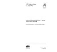 ISO 2709:1996, Information and documentation -- Format for Information Exchange