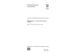 ISO 281:1990, Rolling bearings - Dynamic load ratings and rating life