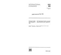 ISO 283:1990, Conveyor belts - Full thickness tensile strength and elongation - Specifications and method of test