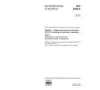 ISO 2898-2:1997, Plastics - Plasticized poly(vinyl chloride) (PVC-P) moulding and extrusion materials - Part 2: Preparation of test specimens and determination of properties