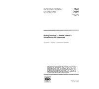 ISO 3096:1996, Rolling bearings - Needle rollers - Dimensions and tolerances