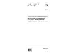 ISO 3334:2006, Micrographics - ISO resolution test chart No. 2 - Description and use
