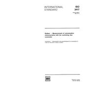 ISO 3417:1991, Rubber - Measurement of vulcanization characteristics with the oscillating disc curemeter
