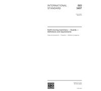 ISO 3457:2003, Earth-moving machinery - Guards - Definitions and requirements