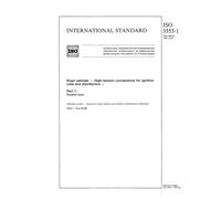 ISO 3553-1:1987, Road vehicles - High-tension connections for ignition coils and distributors - Part 1 : Socket-type
