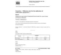 ISO 389-3:1994, Acoustics - Reference zero for the calibration of audiometric equipment - Part 3: Reference equivalent threshold force levels for pure tones and bone vibrators