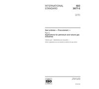 ISO 3977-5:2001, Gas turbines - Procurement - Part 5: Applications for petroleum and natural gas industries