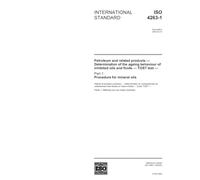 ISO 4263-1:2003, Petroleum and related products - Determination of the ageing behaviour of inhibited oils and fluids - TOST test - Part 1: Procedure for mineral oils
