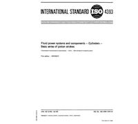 ISO 4393:1978, Fluid power systems and components -- Cylinders -- Basic series of piston strokes