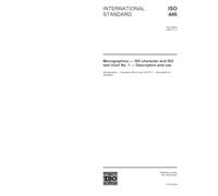 ISO 446:2004, Micrographics - ISO character and ISO test chart No. 1 - Description and use