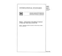 ISO 4611:1987, Plastics - Determination of the effects of exposure to damp heat, water spray and salt mist