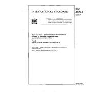 ISO 4829-2:1988, Steel and iron - Determination of total silicon content - Reduced molybdosilicate spectrophotometric method - Part 2 : Silicon contents between 0,01 and 0,05 %