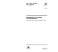 ISO 5001:1999, Cold-reduced carbon steel sheet for vitreous enamelling