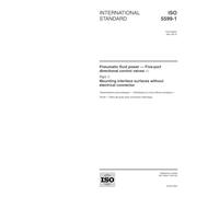 ISO 5599-1:2001, Pneumatic fluid power - Five-port directional control valves - Part 1: Mounting interface surfaces without electrical connector