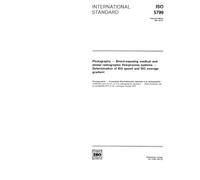 ISO 5799:1991, Photography -- Direct-exposing medical and dental radiographic film/process systems -- Determination of ISO speed and ISO average gradient