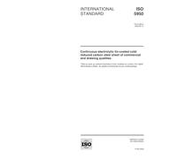 ISO 5950:2000, Continuous electrolytic tin-coated cold-reduced carbon steel sheet of commercial and drawing qualities