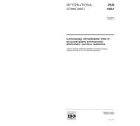 ISO 5952:2005, Continuously hot-rolled steel sheet of structural quality with improved atmospheric corrosion resistance