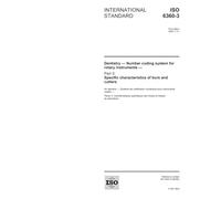 ISO 6360-3:2005, Dentistry - Number coding system for rotary instruments - Part 3: Specific characteristics of burs and cutters