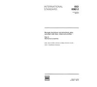 ISO 6362-2:1990, Wrought aluminium and aluminium alloy extruded rods/bars, tubes and profiles - Part 2: Mechanical properties