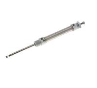 ISO 6432 Vérin Rond à Double Effet 20-80mm - Magnétique - Amortissement - Tige Filetée Double