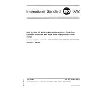 ISO 6812:1983, Roll on/Roll off ship-to-shore connection -- Interface between terminals and ships with straight stern/bow ramps