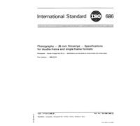 ISO 686:1985, Photography -- 35 mm filmstrips -- Specifications for double-frame and single-frame formats