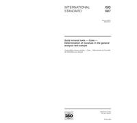 ISO 687:2004, Solid mineral fuels - Coke - Determination of moisture in the general analysis test sample
