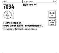ISO 7094 Rondelle acier 20 50 pcs