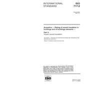 ISO 717-2:1996, Acoustics -- Rating of sound insulation in buildings and of building elements -- Part 2: Impact sound insulation