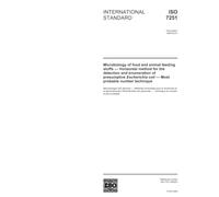 ISO 7251:2005, Microbiology of food and animal feeding stuffs - Horizontal method for the detection and enumeration of presumptive Escherichia coli - Most probable number technique