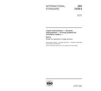 ISO 7278-4:1999, Liquid hydrocarbons -- Dynamic measurement -- Proving systems for volumetric meters -- Part 4: Guide for operators of pipe provers