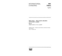 ISO 7530-5:1990, Nickel alloys - Flame atomic absorption spectrometric analysis - Part 5: Determination of iron content